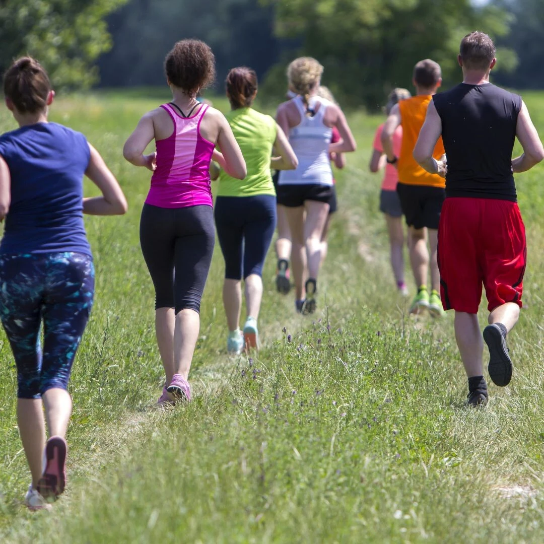people running